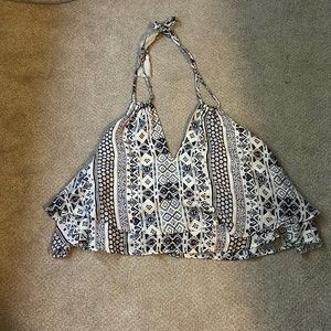 Floral Halter.
